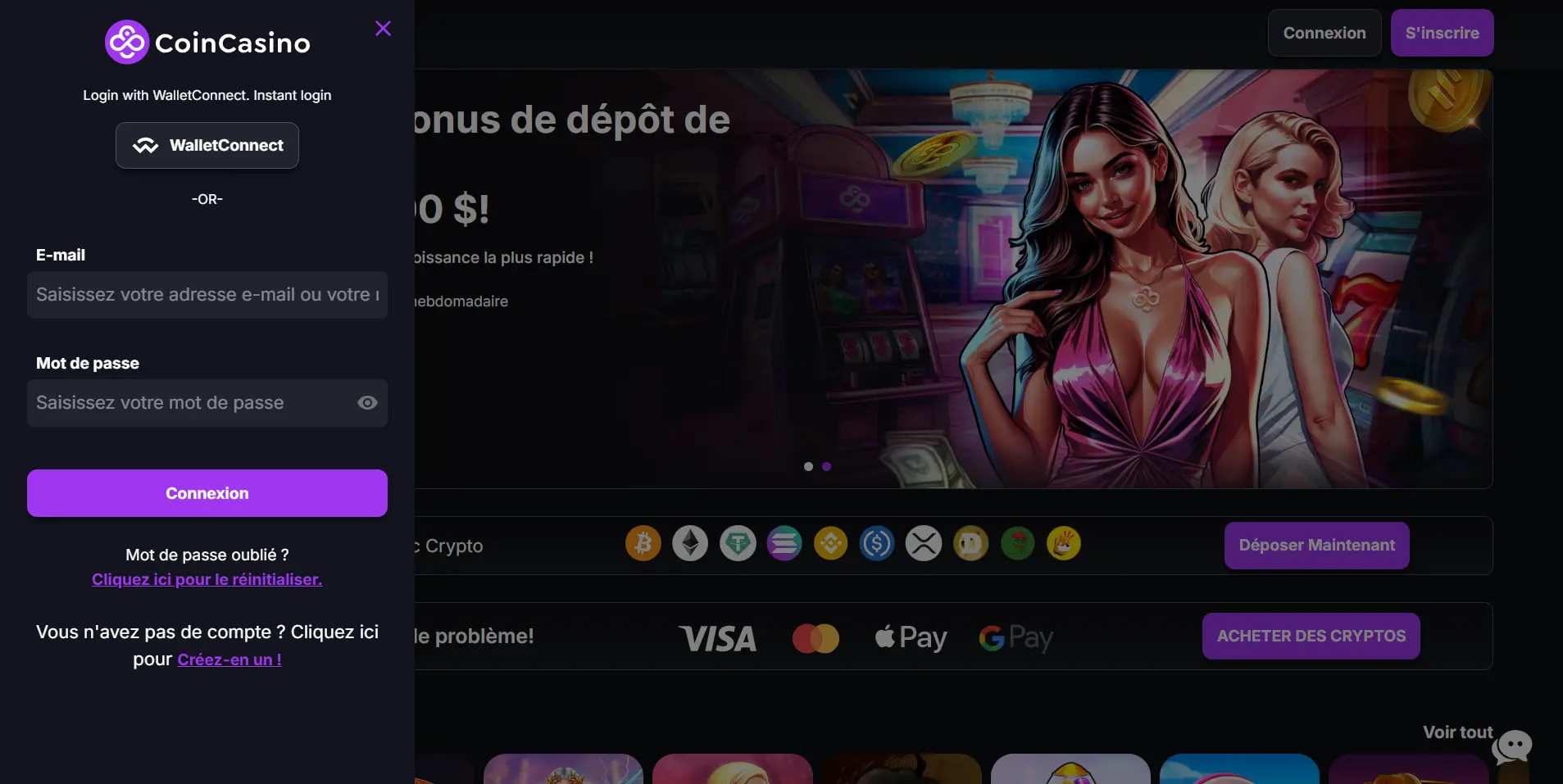 Crypto casino CoinCasino
